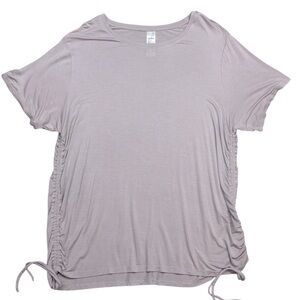 Anko Active lightweight light taupe coloured Short Sleeve Cinch tie sides XL